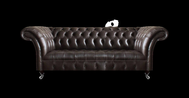 Chesterfield Leren Meubels Luxueuze Driezitsbank Woonkamer Elegante Banken