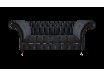 Chesterfield Zwarte Zitbank Designer Banken Moderne Sofa's