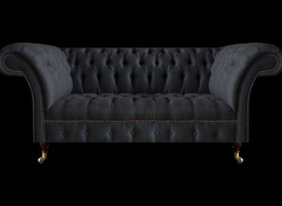 Chesterfield Zwarte Zitbank Designer Banken Moderne Sofa's