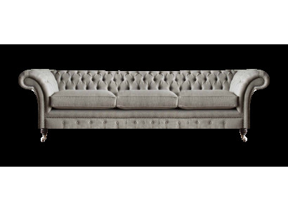 Chesterfield grijze driezits woonkamer gestoffeerde sofa's designer banken