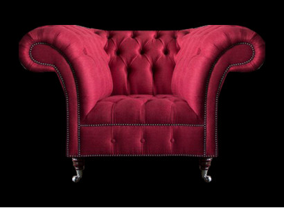 Chesterfield fauteuil roze designer zitelement luxe zitmeubel textiel woonkamer
