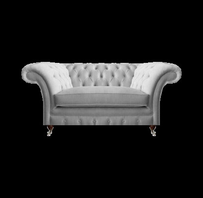 Moderne witte Chesterfield eenzitter luxe gestoffeerde fauteuil