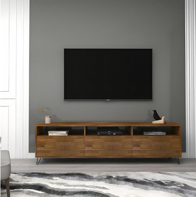 Robuuste dressoir woonkamer 3-laden lowboard designer tv-meubel