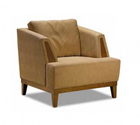 Luxe Bruine Bankstel Moderne Lederen Bank Designer Fauteuil 2-delig