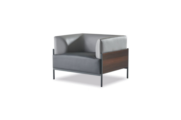 Ergonomische complete sofa-set 4-delig zwart designer bekleding moderne stijl