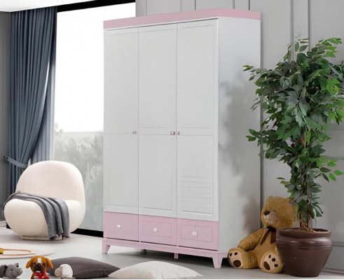 Jeugdkamer Stijlvol Kinderbed Kledingkast Kinderkamer Meubelset 2-delig