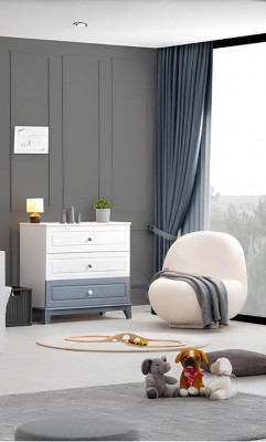 Nieuwe Luxe Veelkleurige Ladekast Kinderkamer Modern Ontwerp Kast Houten Meubel