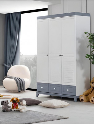 Kledingkast Luxe Kledingkast Hout Kinderkamer Meubelontwerp Veelkleurig