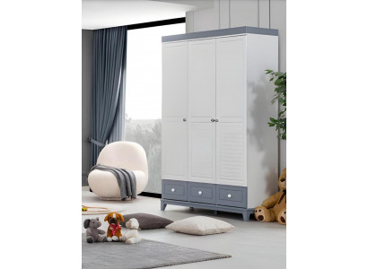 Kledingkast Luxe Kledingkast Hout Kinderkamer Meubelontwerp Veelkleurig