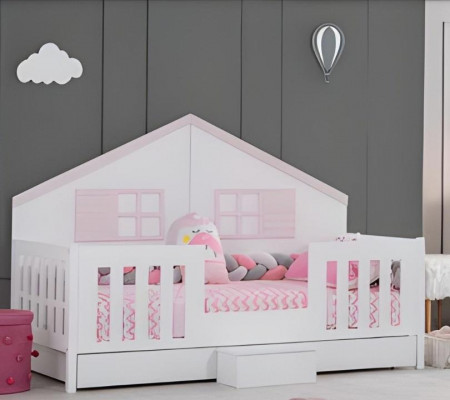 Veelzijdig Eenpersoonsbed Designer Kinderkamer Meubilair Slaapkamer Houten Bed Nieuw