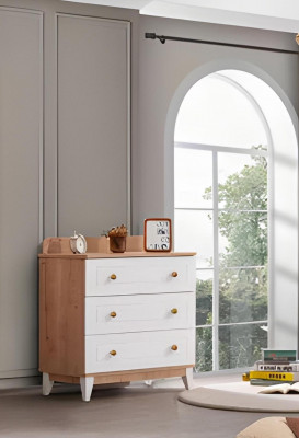 Moderne witte kinderkamermeubels luxe set kinderbedje commode nieuw