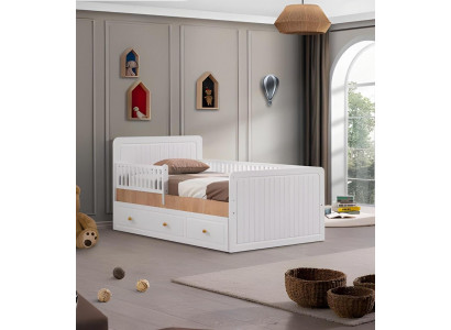 Bedframe kinderbed bed kinderkamer kinderkamermöbel witte