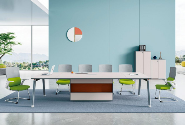 Werkkamer Vergadertafel Designer Houten Tafel Moderne Luxe Bureautafels