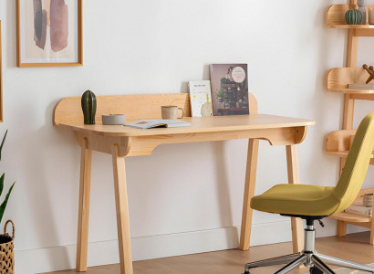 Compacte beige laptoptafel designer computertafels kantoorinrichting