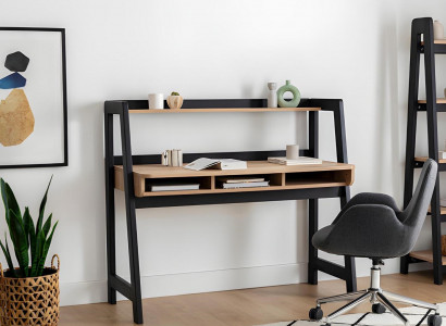 Zwart-Bruine Laptoptafel Designer Kantoormeubilair Werkkamer Tafels