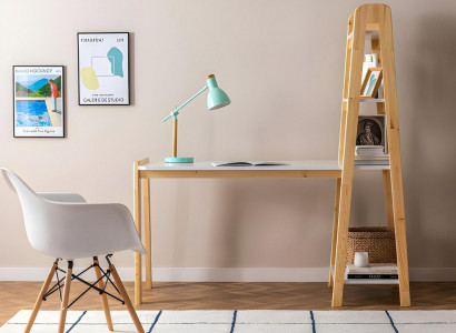 Compacte witte computertafel luxe bureau design meubelstukken