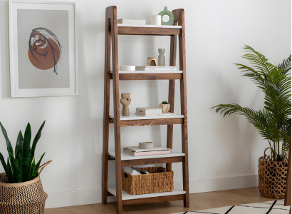 Donkerbruin boekenrek wandrekken bureaurekken staand rek dossierkast