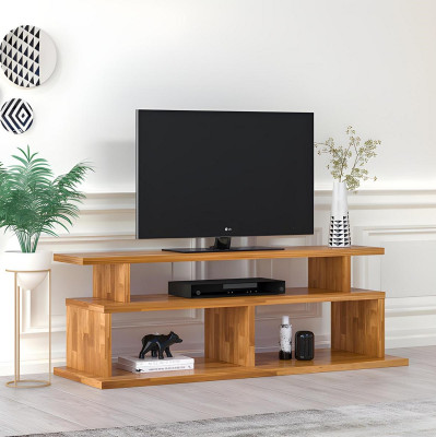 Stijlvolle bruine RTV-tafel woonkamer televisietafel robuust dressoir