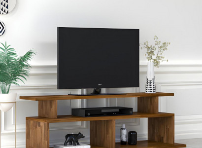 Woonkamer Robuuste RTV Tafel Televisietafel Houten Dressoir Luxe Meubels