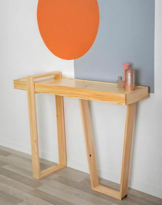 Stijlvolle console tafel beige woonkamer console modern designer dressoir