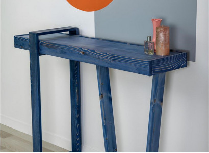 Stijlvolle console tafel blauw woonkamer console moderne designer dressoir