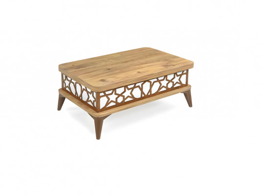 Bruin-witte salontafel Designer uitschuifbare woonkamer edele koffietafel