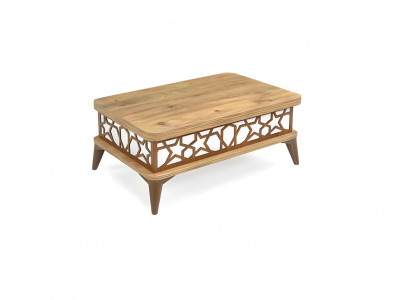 Bruin-witte salontafel Designer uitschuifbare woonkamer edele koffietafel