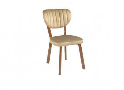 Designer eetkamer textiel stoel luxe eenzitter designer houten meubels
