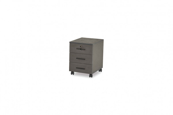 Archiefkast Grijs Effen Kantoor Modern Design met Laden