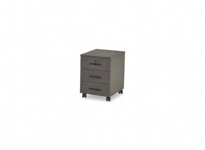 Archiefkast Grijs Effen Kantoor Modern Design met Laden