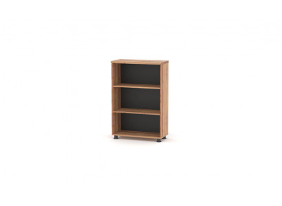 Archiefkast Legplank Zwart Bruin Tweekleurig Kantoor Modern