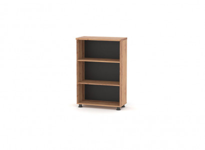 Archiefkast Legplank Zwart Bruin Tweekleurig Kantoor Modern