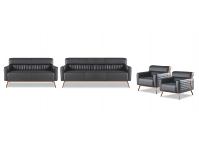 Werkkamer-Set 4-delig 3-zits, 2-zits met fauteuil Modern Design Stijl