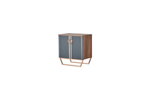 Commode Bruin Grijs Tweekleurig Archiefkast Kantoor Modern Ontwerp