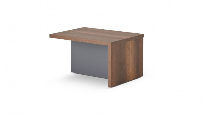 Salontafel bruin grijs twee kleurig rechthoekig vorm werkkamer modern