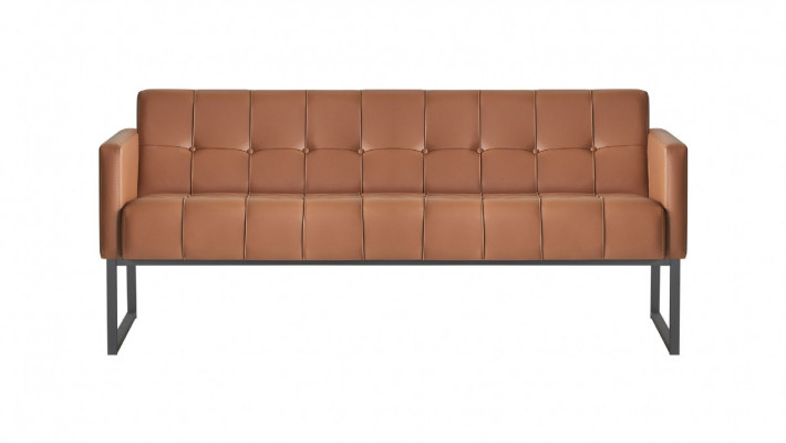 Werkset 4-delig 2x 3-zitsbank 2x fauteuil Bruin Effen Woonkamer