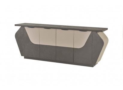 Werkkamer Dressoir Archiefkast Grijs Tweekleurig Opbergruimte Modern