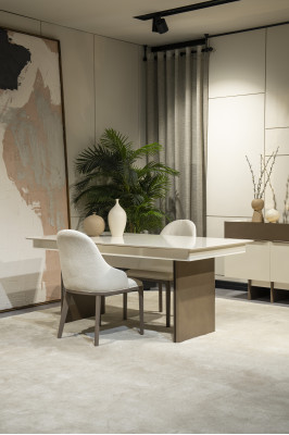 Moderne eetkamer set keuken set designer eettafel 6x stoelen.