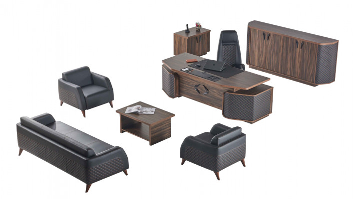 Bureaubanken Werkkamer Compleet Set Kantoormeubilair Garnituur