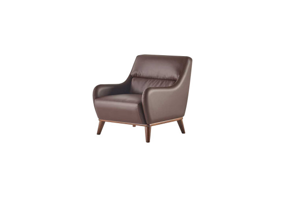 Ledersofa compleet 3-zits 2x fauteuils Klassiek bruin leer hout bank