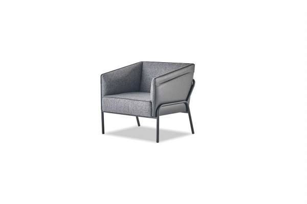 Zitmeubilair Ledersofa's Leunstoelen 2-zitsfauteuil Grijs Roestvrij Staal Leer