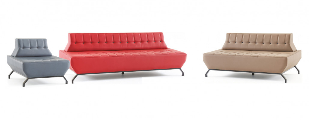 Compleet bankstel rood 3-zits beige 2-zits grijs fauteuil art deco leer