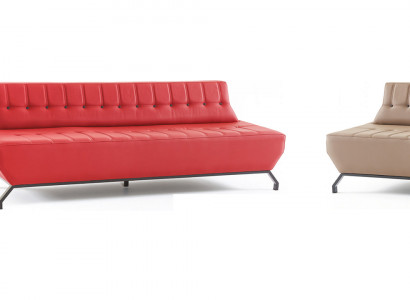 Compleet bankstel rood 3-zits beige 2-zits grijs fauteuil art deco leer
