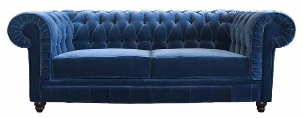 Chesterfield Textiel Bankstel Leren Stof Bank 3-zits Bankstel Lederen Bank NIEUW