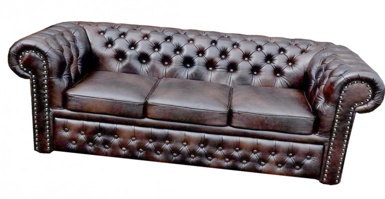 Chesterfield Sofa Bank Leren Bankstel Bekleding Leicester Woonkamer Banken Nieuw