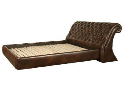 Chesterfield Big Bett Gestoffeerd Bed Tweepersoonsbed Antiek Elegant Koninklijk Bed NIEUW
