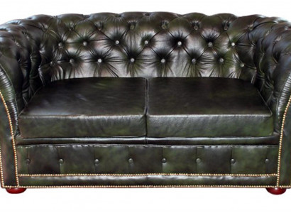 Chesterfield bankstel sofa zithoek 3-zits bekleding leren banken nieuw LEICESTERII