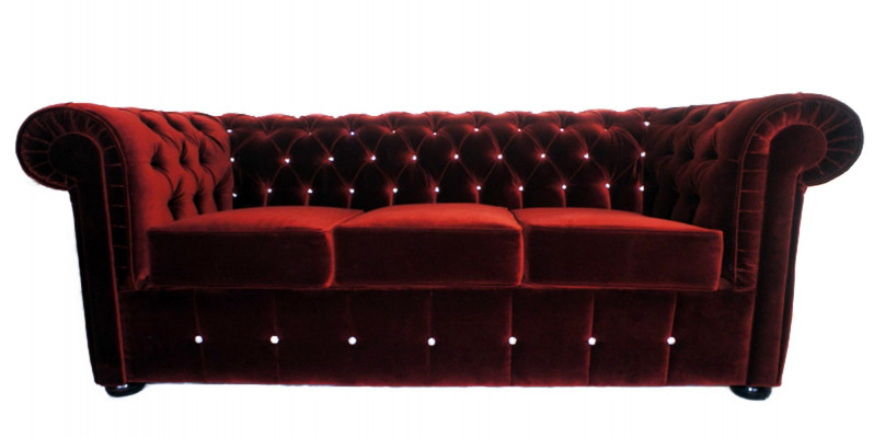 Chesterfield Sofa Bank Bekleding Designer 3-zits Meubelset Nieuwe Banken CHESTER 4