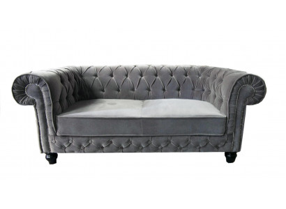 Chesterfield Sofa Bank Bekleding Designer 3-Zitsbank Set Nieuwe Banken CHESTER 2