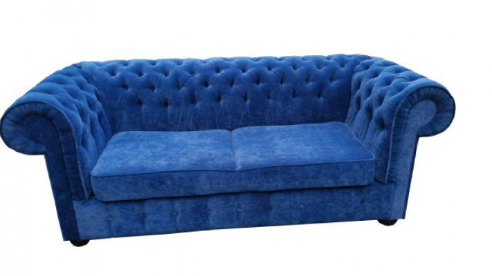 Chesterfield fluwelen textielstof sofa bankstel bekleding 3-zits klassieke banken nieuw!